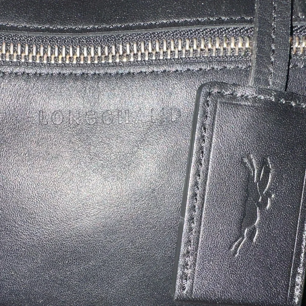 Longchamp Baxi Leather Duffel Bag